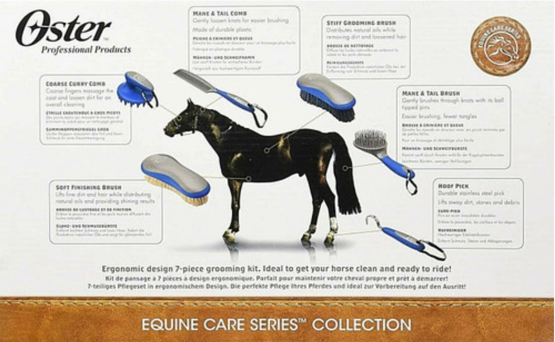 Oster Horse Care Set Blue