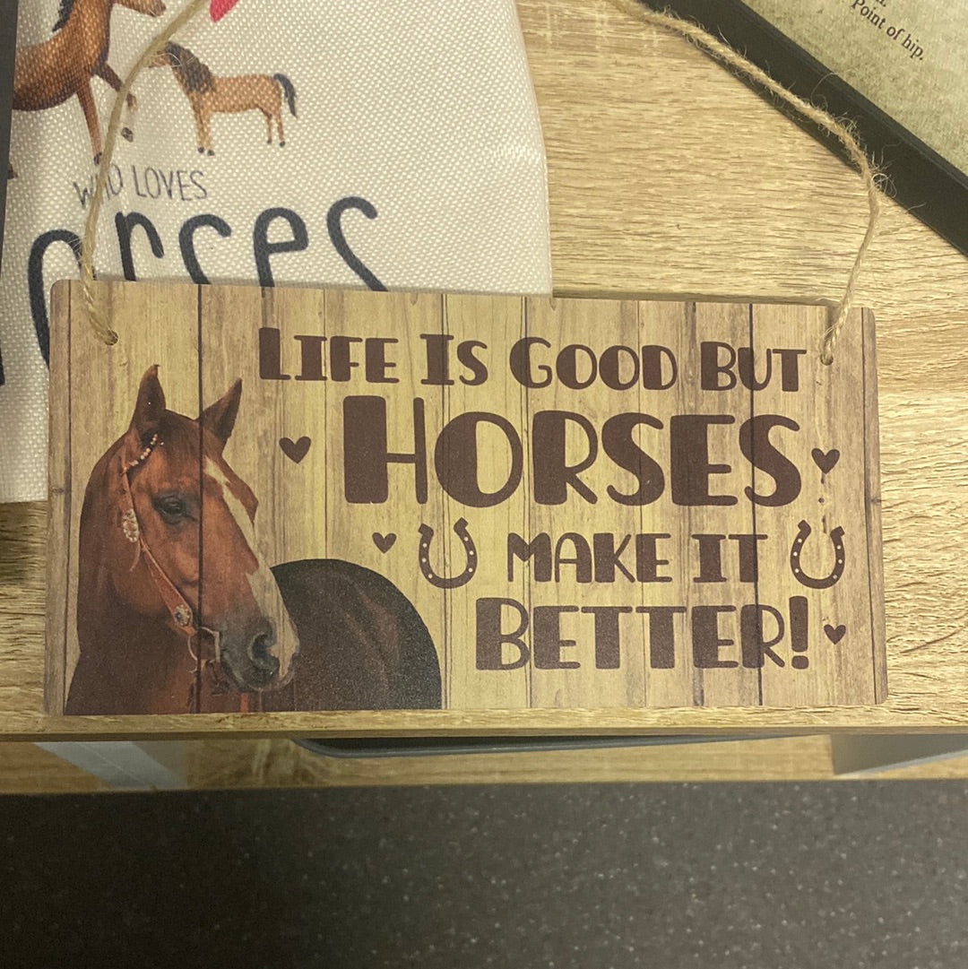 Wooden signs