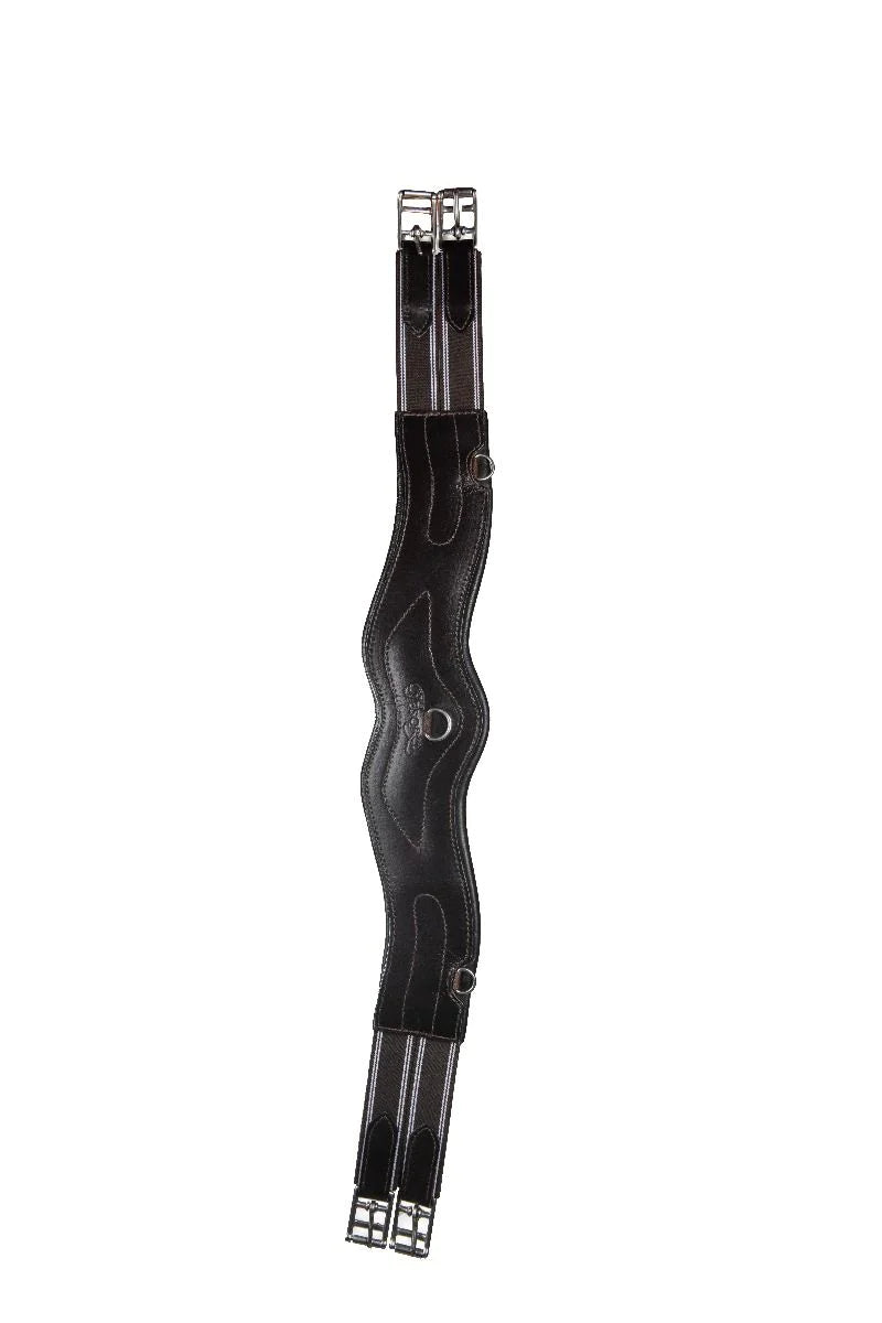 Tessoro/Turfmaster Leather Shaped Girth
