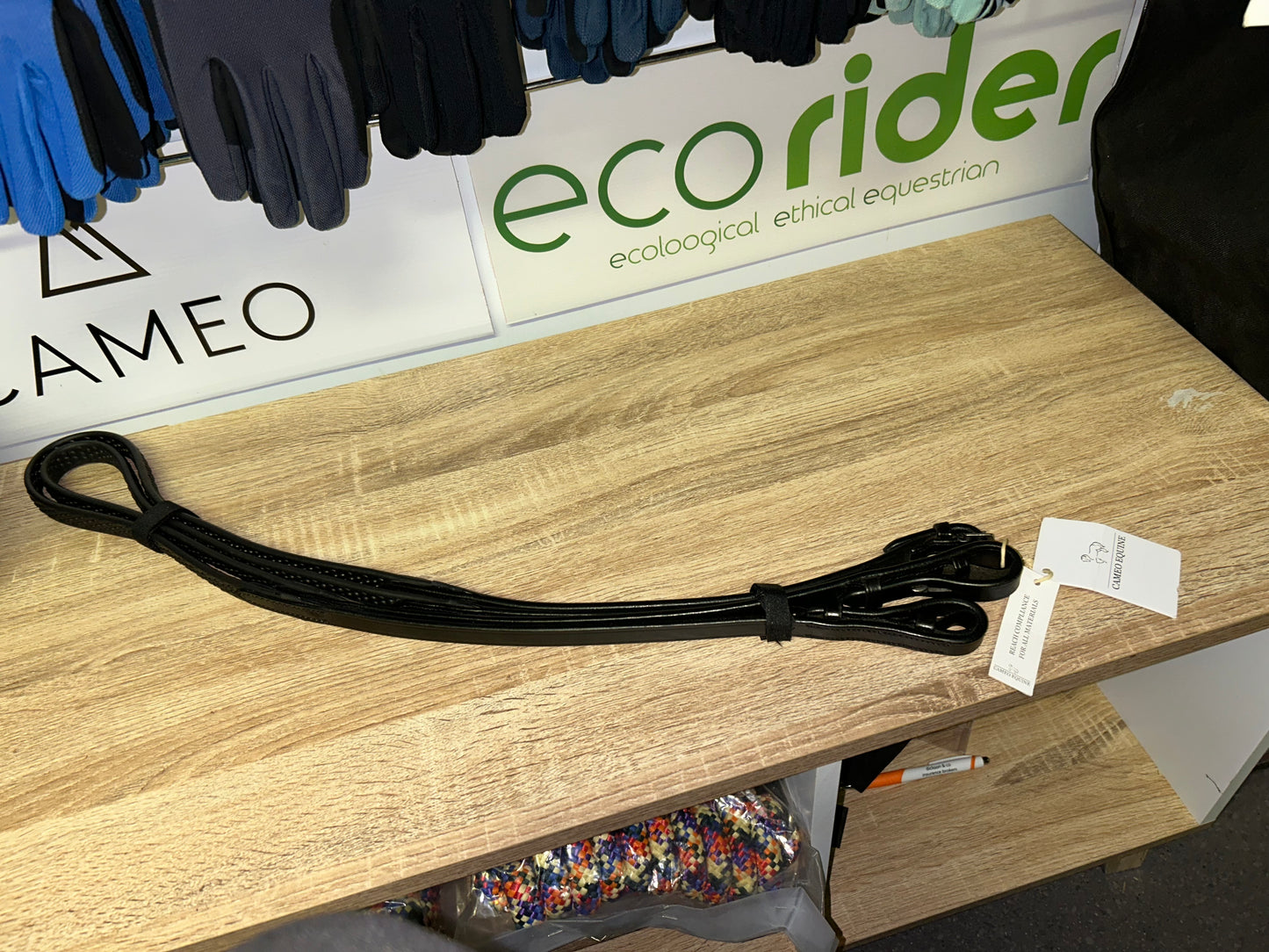 Cameo Biothane Rubber Grip Reins