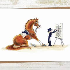 Pony Nut Hand Crafted Greeting Card