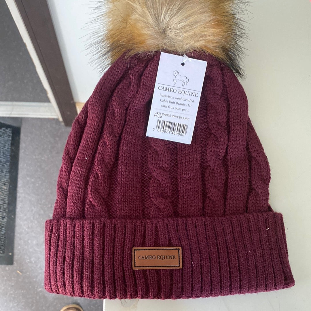 Cameo Knit Beanie