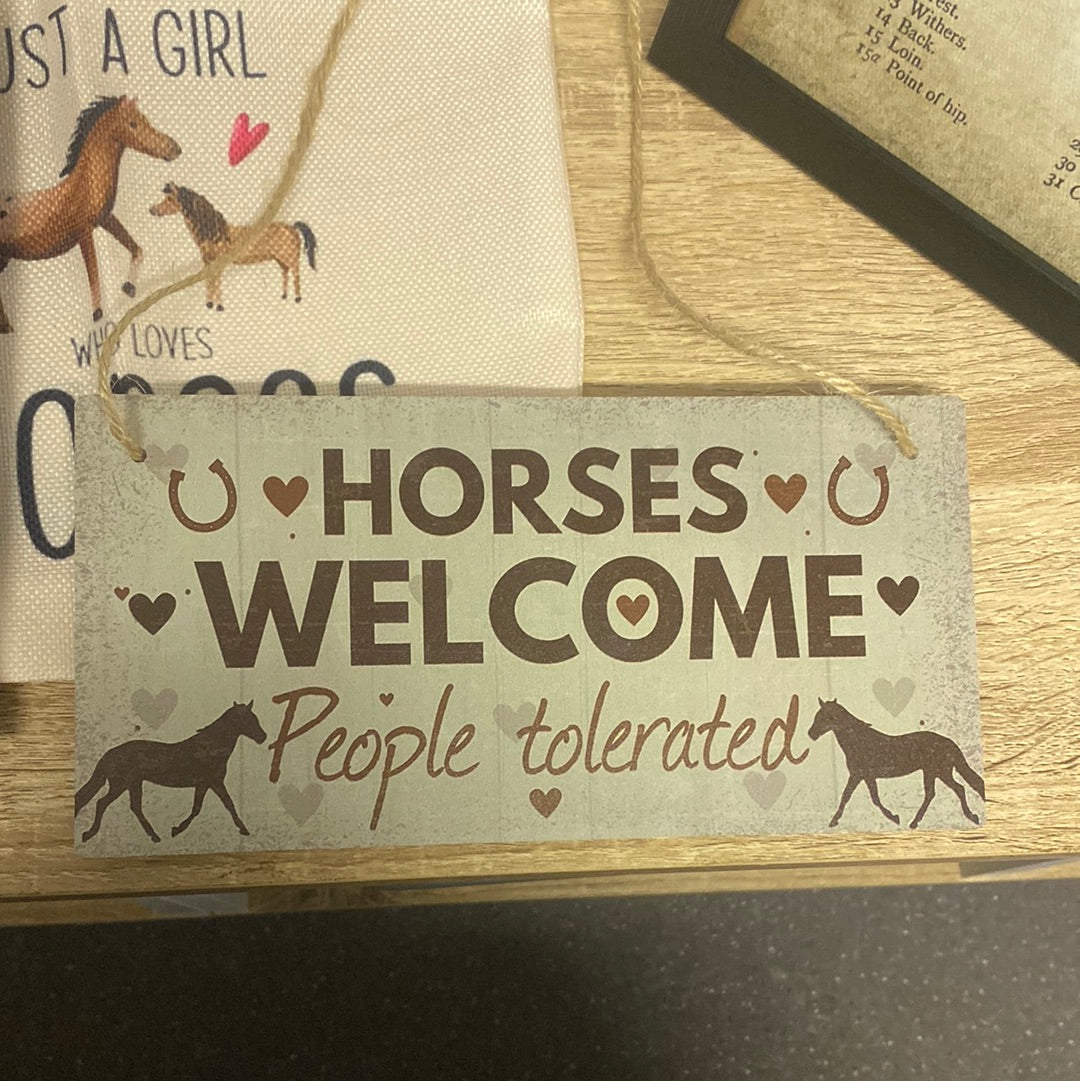 Wooden signs