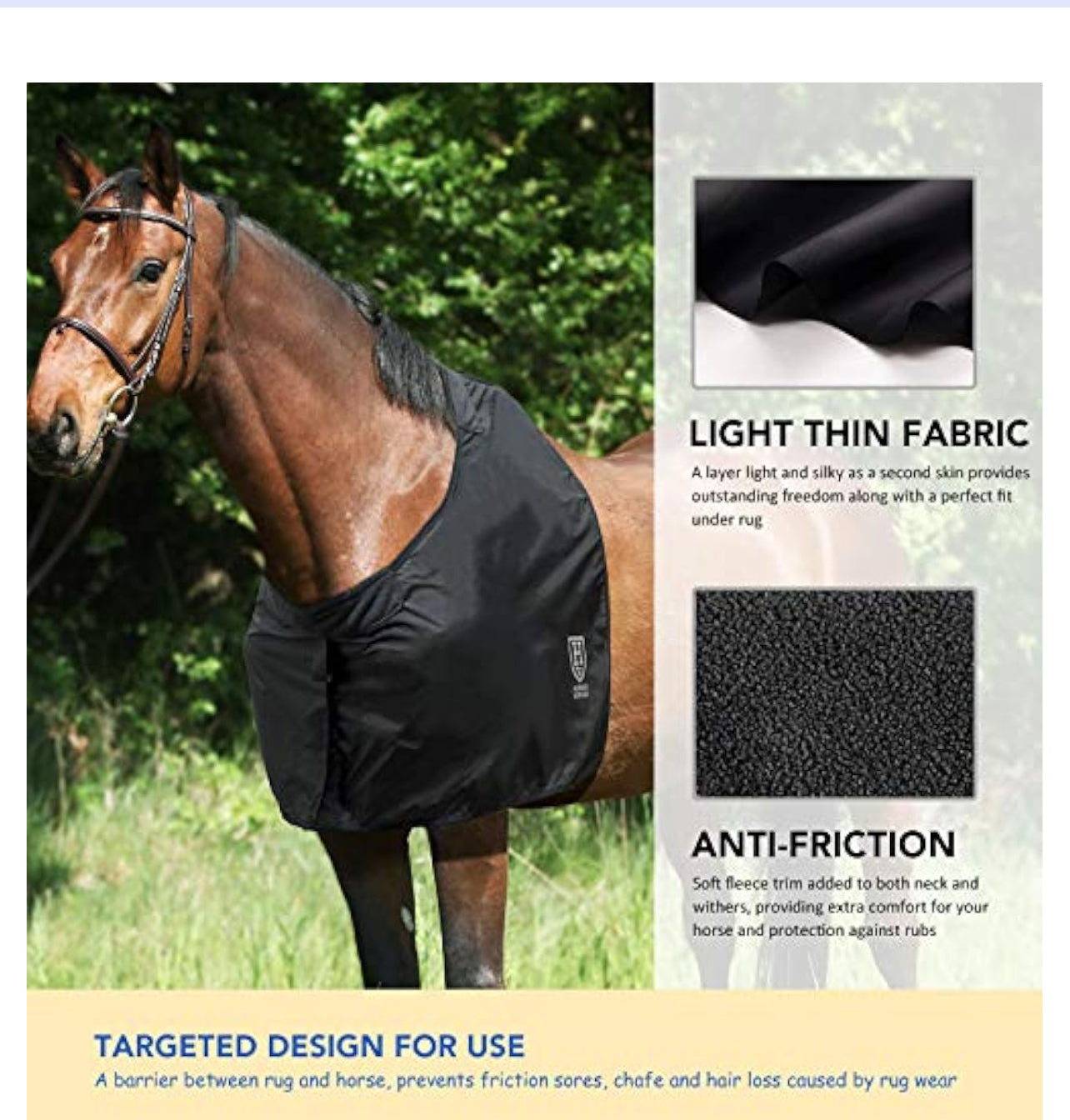 Harrison Howard Anti-Rub Bib Horse Shoulder Guard Chest Saver Wither Protector