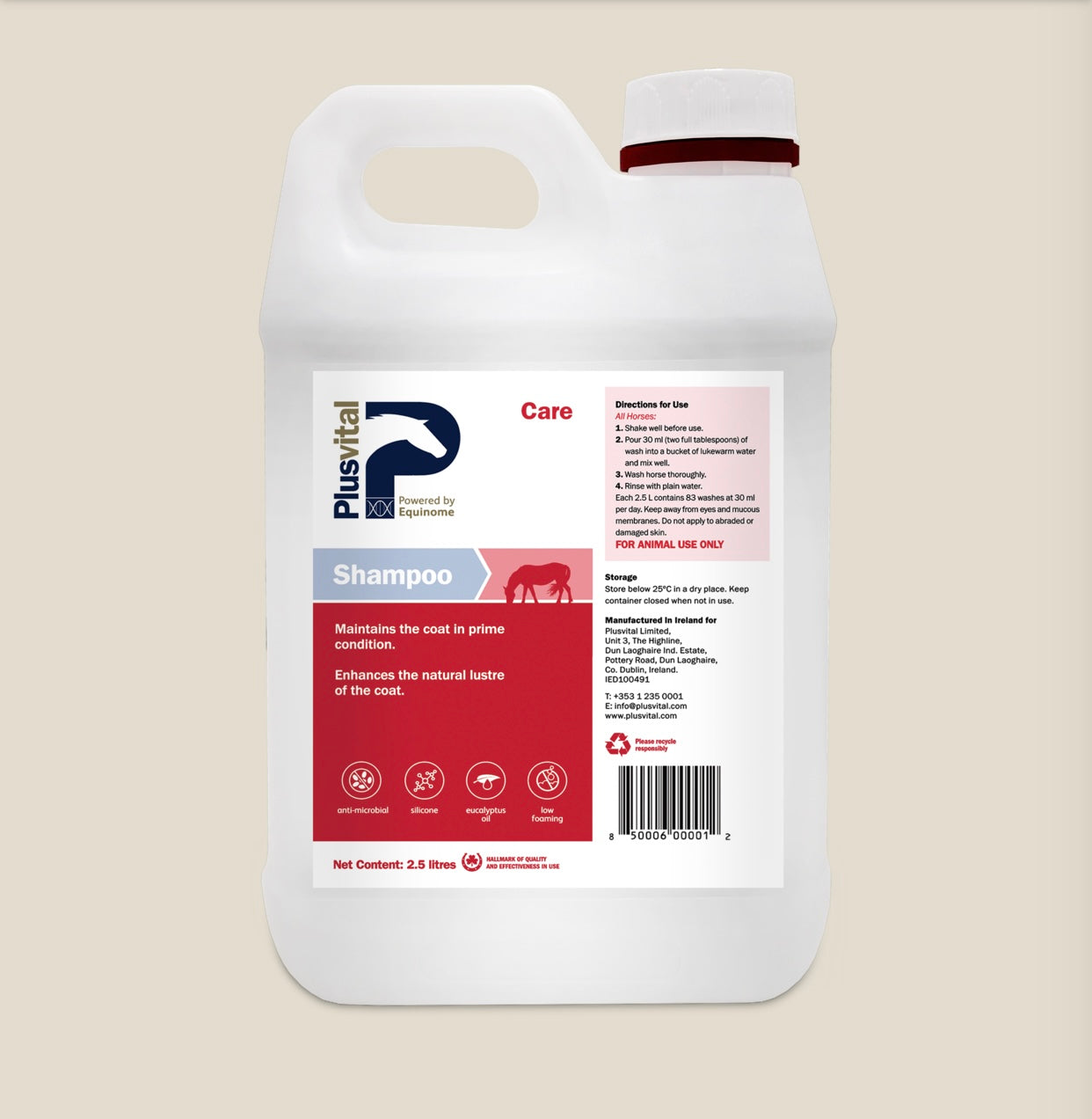 Plus Vital Shampoo 1L